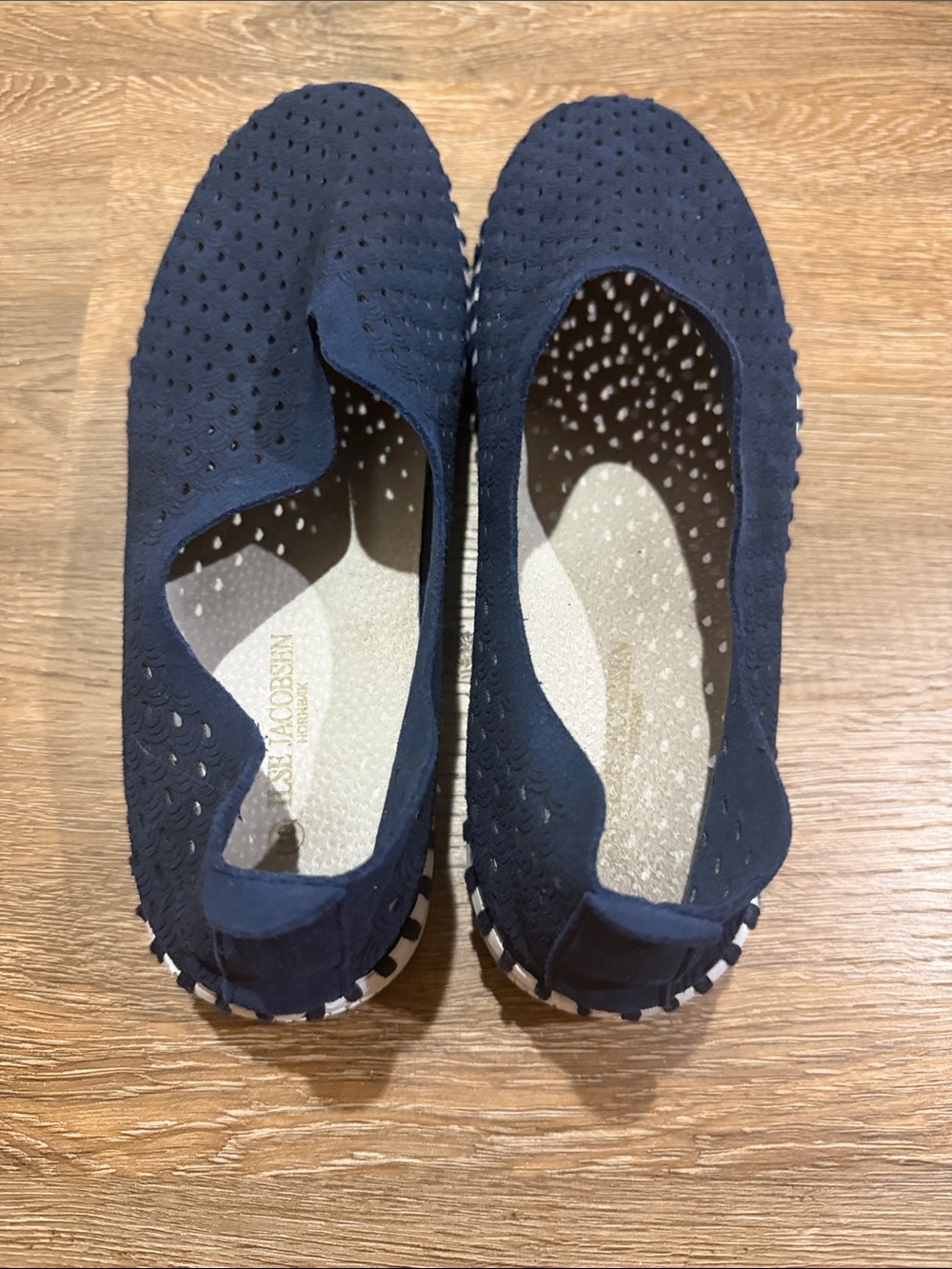 Ilse Jacobsen Tulip 3373 Dark Indigo Perforated Slip-On - Picture 7 of 11